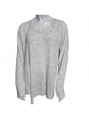 Spring + Mercer Space Dye Tee Long Sleeve Shirt Size Large